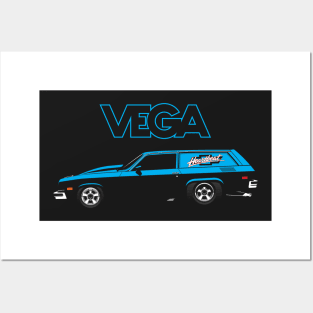 Blue Vega Pro Stock Panel Delivery Posters and Art